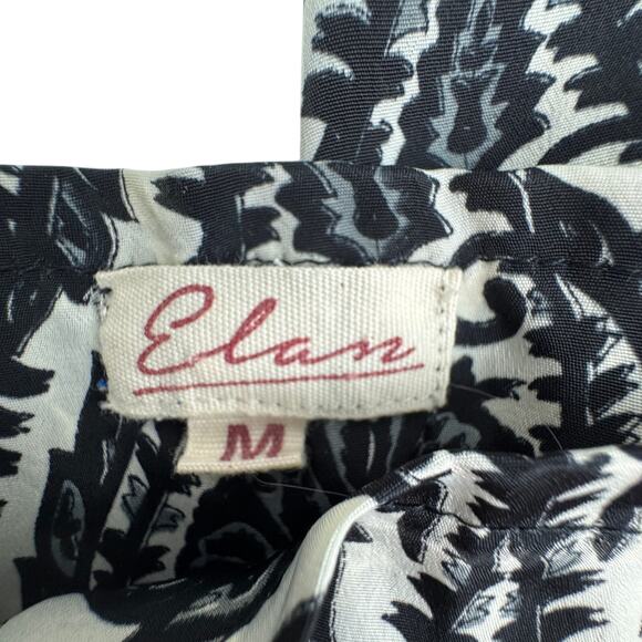 Elan Boho Hippie Floral Tiered Palazzo Wide Leg Dressy Pants Women's Size M - Picture 7 of 9